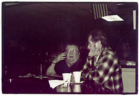 Patrons at Mr. T's listening to the Peek Show during the Dog Rescue Benefit Nov. 2, 2001.12