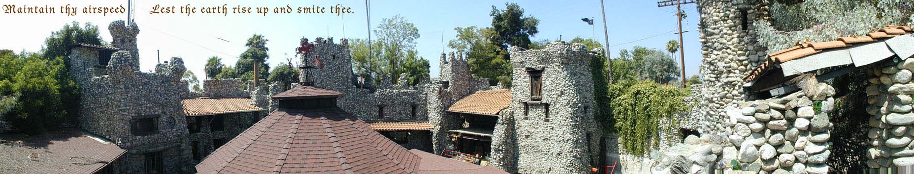 Panoramic view of Rubel Castle.