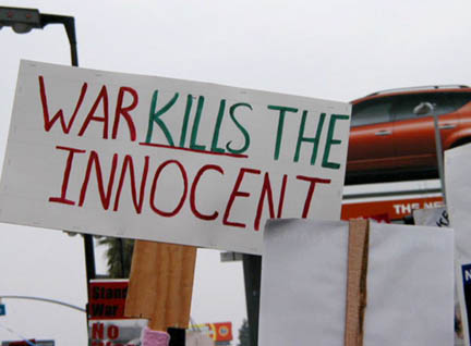 War kills the innocent