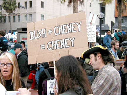 Bush + Cheney = Cheney