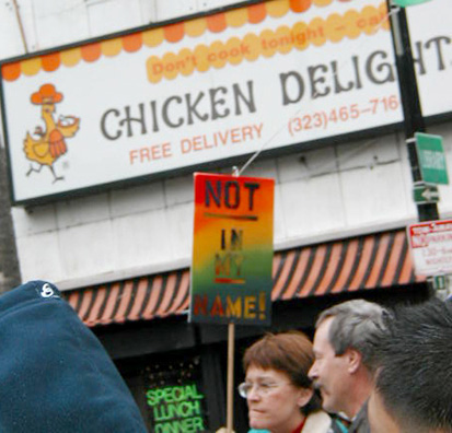 Chicken Delight...Not in My Name