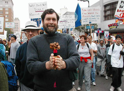 Scott Rubel and his noisemaker