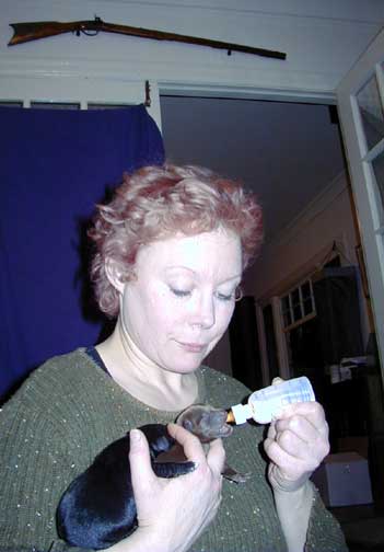 Helen Feeding 3/3/2000